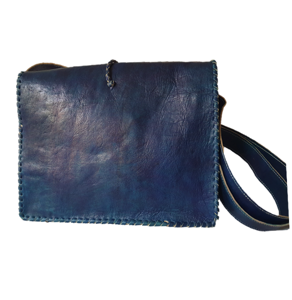 Malik Cow Horn Messenger Bag - Mini