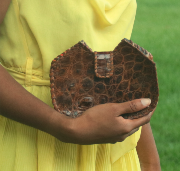 Kru Crocodile Clutch