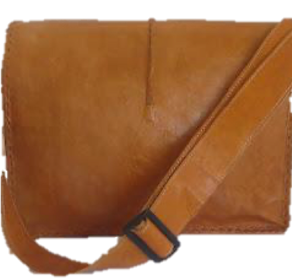 Malik Cow Horn Messenger Bag